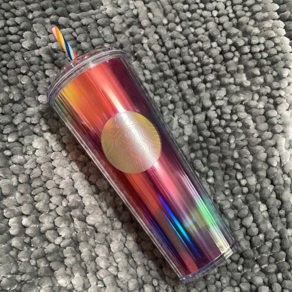 Rainbow Starbucks Venti Cup